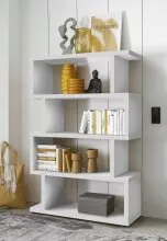 Regal >Benny< in weiß, Wabenplatten -...