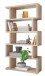 Regal >Benny< in Sonoma/Eiche, Wabenplatten - 100x189x38cm (BxHxT)