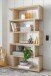 Regal >Benny< in Sonoma/Eiche, Wabenplatten - 100x189x38cm (BxHxT)