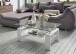 Couchtisch >126/302-09< in Klarglas, Glas - 100x60cm (BxH)