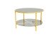 Couchtisch >2074-39< in Gold, Metall - 45x75cm (HxD)