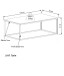 Couchtisch >2117-01< in Aluminium Silber Unikat, Metall - 110x41x60cm (BxHxT)