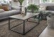 Couchtisch >2117-01< in Aluminium Silber Unikat, Metall - 110x41x60cm (BxHxT)