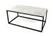 Couchtisch >2117-01< in Aluminium Silber Unikat, Metall - 110x41x60cm (BxHxT)