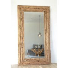 Spiegel >Granado< in Natur, Teak - 101x180cm (BxH)