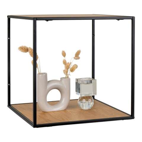 Wandregal >Vita< in Natur, Melamin - 36x36x36cm (BxHxT)