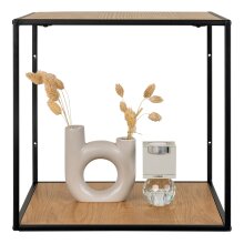Wandregal >Vita< in Natur, Melamin - 36x36x36cm (BxHxT)