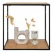 Wandregal >Vita< in Natur, Melamin - 36x36x36cm (BxHxT)