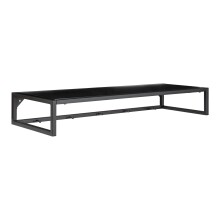Hutablage >Vita< in Schwarz, Melamin - 80x12x28cm...