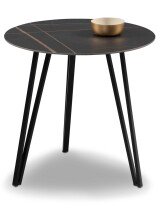 Couchtisch >Liv< in schwarz / Keramik dunkel,...
