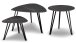 Couchtisch >Liv< in schwarz / Keramik dunkel - 83x45x68 (BxHxT)