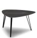 Couchtisch >Liv< in schwarz / Keramik dunkel - 83x45x68 (BxHxT)