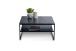 Couchtisch >Medina< in schwarz / Keramik dunkel - 75x38x75 (BxHxT)