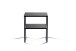 Couchtisch >Medina< in schwarz / Keramik dunkel - 50x59x40 (BxHxT)