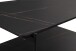 Beistellwagen >Passo< in schwarz / Marmoroptik, Metall / MDF - 100x45x62 (BxHxT)