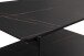 Beistellwagen >Passo< in schwarz / Marmoroptik, Metall / MDF - 100x45x62 (BxHxT)