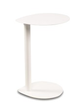Beistelltisch >Fly< in weiß, Metall - 34x46x32cm (BxHxT)