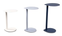 Beistelltisch >Fly< in dunkelblau, Metall - 34x62x32cm (BxHxT)