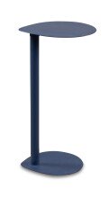 Beistelltisch >Fly< in dunkelblau, Metall - 34x62x32cm (BxHxT)