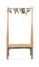 Garderobenständer >Samuel< in hellbraun, Massivholz - 80x160x40cm (BxHxT)
