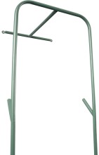 Wandgarderobe >Nizza< in mintgrün, Metall - 48x183x42cm (BxHxT)