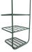 Wandgarderobe >Nizza< in mintgrün, Metall - 48x183x42cm (BxHxT)