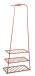 Wandgarderobe >Nizza< in rost, Metall - 70x183x38cm (BxHxT)