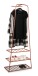 Wandgarderobe >Nizza< in rost, Metall - 70x183x38cm (BxHxT)
