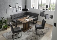 Freischwinger >Laila-I< in Vintage Anthrazit - 43x91x65 (BxHxT)