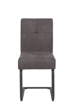 Freischwinger >Laila-I< in Vintage Anthrazit - 43x91x65 (BxHxT)