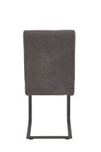 Freischwinger >Laila-I< in Vintage Anthrazit - 43x91x65 (BxHxT)