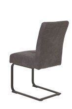 Freischwinger >Laila-I< in Vintage Anthrazit - 43x91x65 (BxHxT)