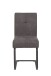 Freischwinger >Laila-I< in Vintage Anthrazit - 43x91x65 (BxHxT)