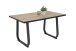 Esstisch >Leila-I< in Viking Oak/anthrazit - 140x76x90 (BxHxT)