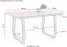 Esstisch >Leila-I< in Viking Oak/anthrazit - 140x76x90 (BxHxT)