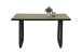 Esstisch >Leila-I< in Viking Oak/anthrazit - 140x76x90 (BxHxT)