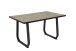 Esstisch >Leila-I< in Viking Oak/anthrazit - 140x76x90 (BxHxT)