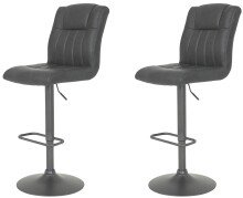 Barhocker >Elmer-I< in Vintage anthrazit, Metall /...