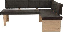 Eckbank >Lawton< in Braun/Artisan Eiche - 200x83x57 (BxHxT)