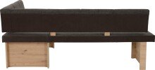 Eckbank >Lawton< in Braun/Artisan Eiche - 200x83x57 (BxHxT)