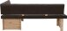 Eckbank >Lawton< in Braun/Artisan Eiche - 200x83x57 (BxHxT)