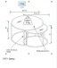 Beistelltisch >2/053-05.23< in Marmor schwarz - 42x65 (HxD)