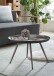 Beistelltisch >2094-14< in Anthrazit, Stahl Aluminium - 38cm (H)