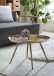 Beistelltisch >2094-39< in Gold, Stahl Aluminium - 38cm (H)