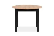 Esstisch >Coburg< in Artisan Oak / schwarz -...
