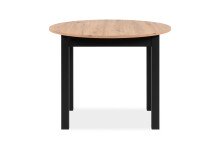 Esstisch >Coburg< in Artisan Oak / schwarz -...