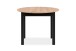 Esstisch >Coburg< in Artisan Oak / schwarz - 100x76x100cm (BxHxT)