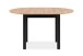 Esstisch >Coburg< in Artisan Oak / schwarz - 100x76x100cm (BxHxT)