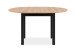 Esstisch >Coburg< in Artisan Oak / schwarz - 100x76x100cm (BxHxT)