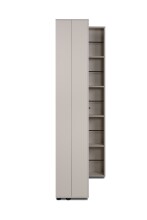 Schuhschrank >Lugo< in samt - 74x181,5x34cm (BxHxT)